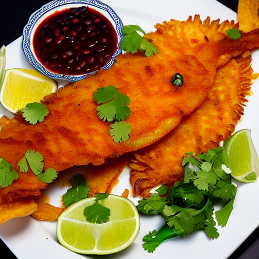 Pescado Frito con Ajo