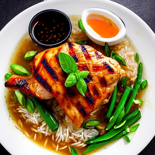 Cơm Gà Nướng Mật Ong