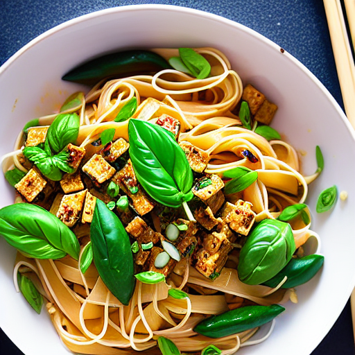 Larb Tofu Pasta