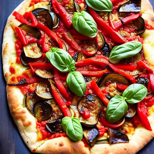 Eggplant Tagine Pizza