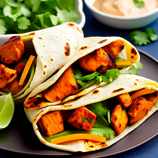Tandoori Chicken Wrap