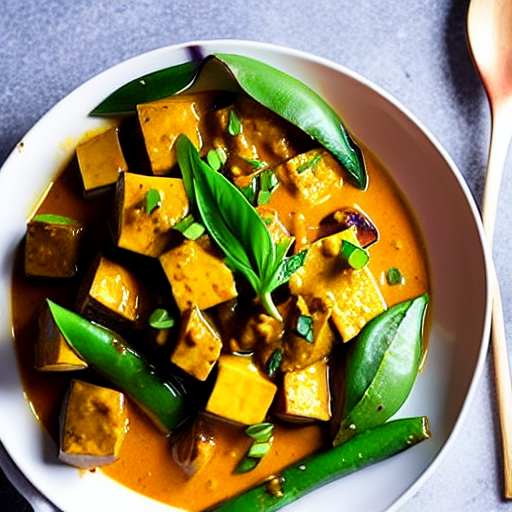 Eggplant and Tofu Curry Stir-Fry