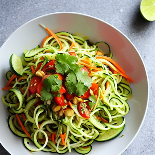 Zucchini Noodle Salad