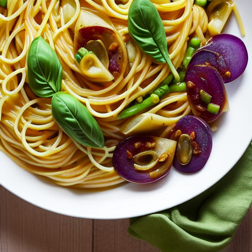 Pasta con Carciofi e Piselli