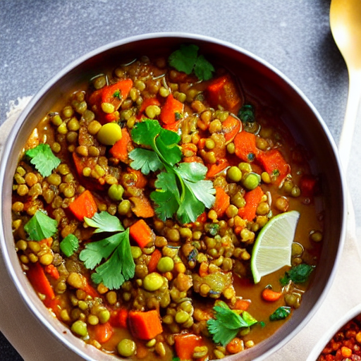 Savory Lentil and Vegetable Curry