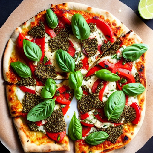 Zaatar Pita Pizza