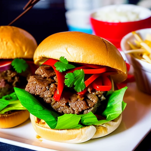 Bánh Mì Bò Lúc Lắc Burger