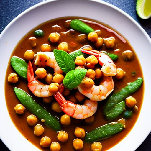 Camarones de Garbanzos