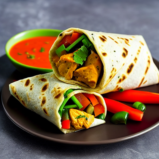 Curry Chicken Wrap