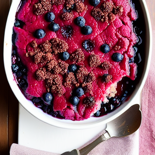 Huckleberry Cobbler