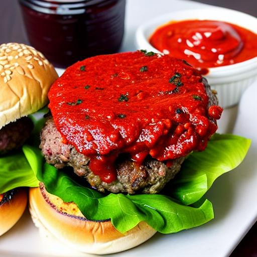 Harissa Beef Burger