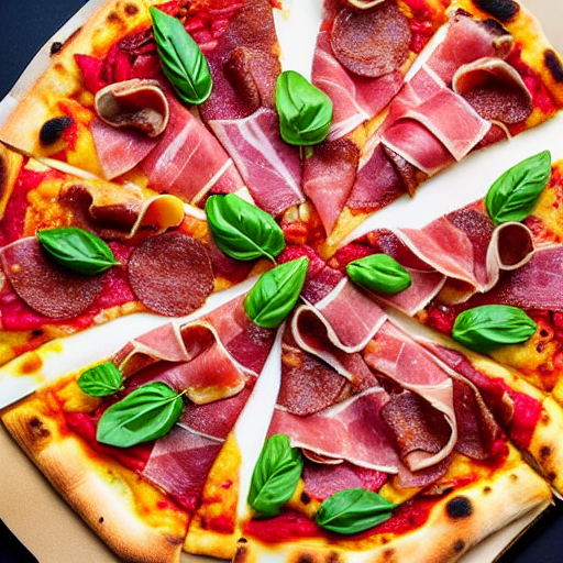Pizza de Jamón Serrano