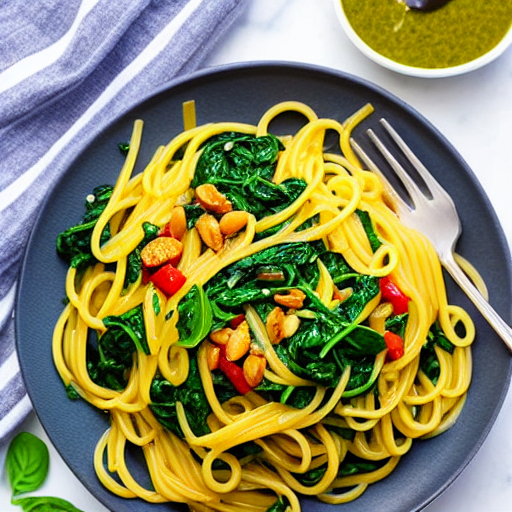Pasta with Palak