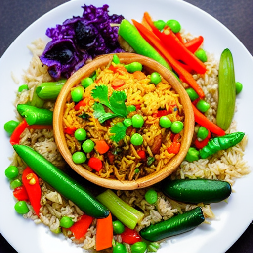 Seafood and Vegetable Fried Rice