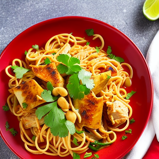 Fideos con Pollo