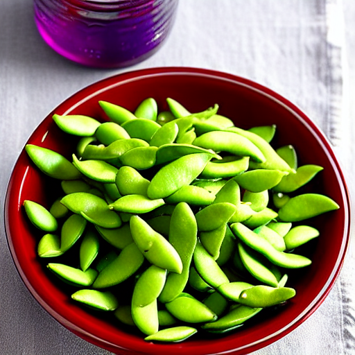 Spicy Garlic Edamame