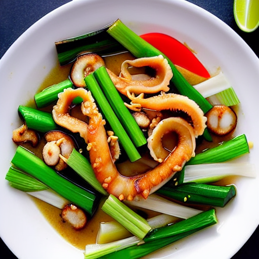 Mực Xào Cần Tây