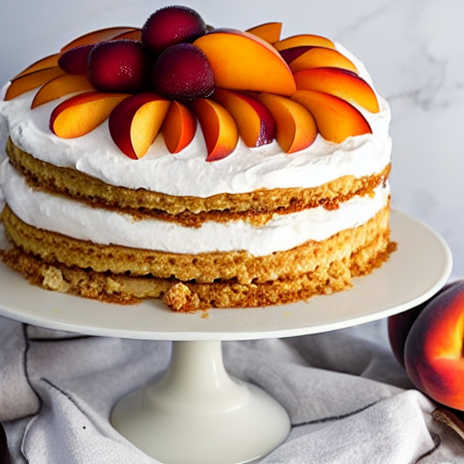 Peach Icebox Cake