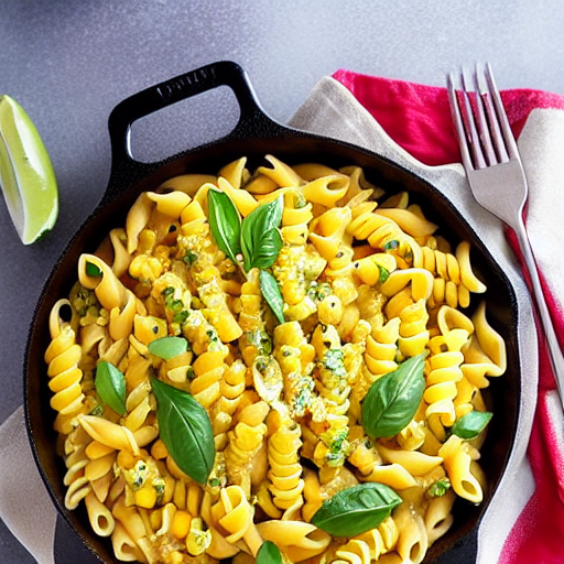 Vegan Sweet Corn Pasta