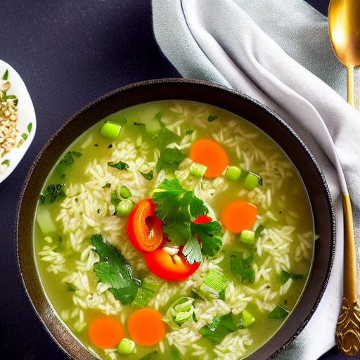 Herbed Rice Soup