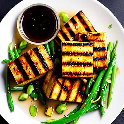 Honey Soy Grilled Tofu