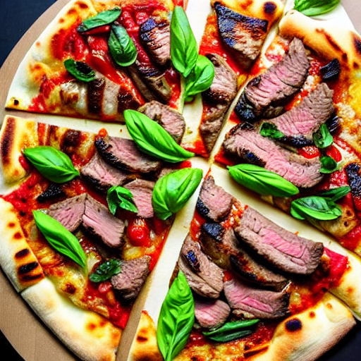 Grilled Lemongrass Beef Pizza