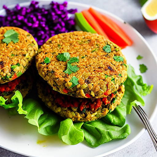 Vegan Lentil Burger