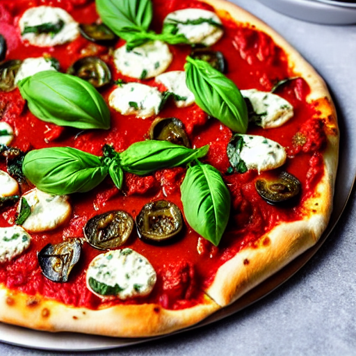 Pizza con Melanzane