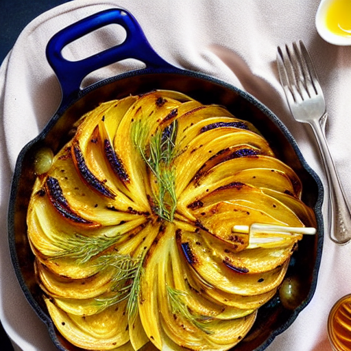 Baked Fennel with Honey