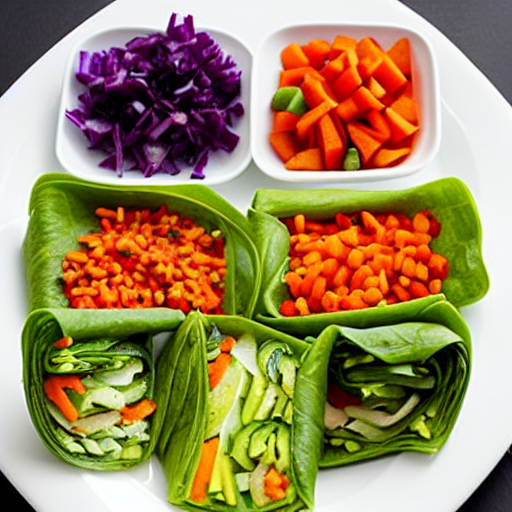 Garden Vegetable Wrap