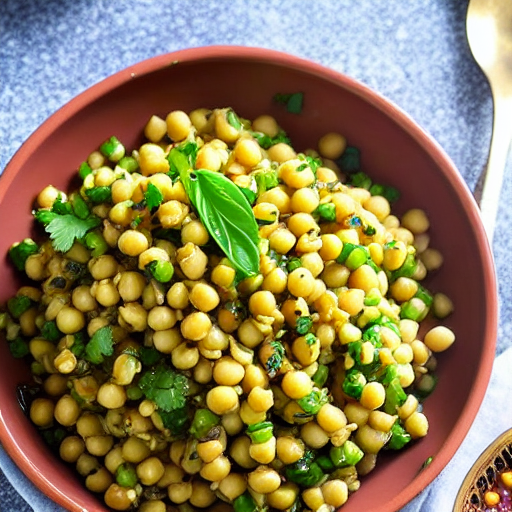 Garlic Soybean Salad