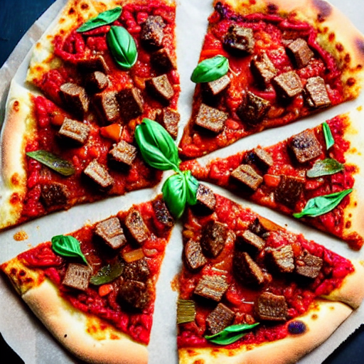 Beef Tagine Pizza