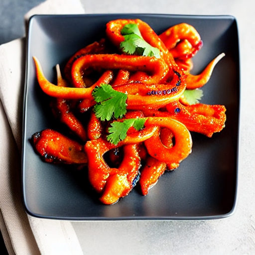 Keto Spicy Squid