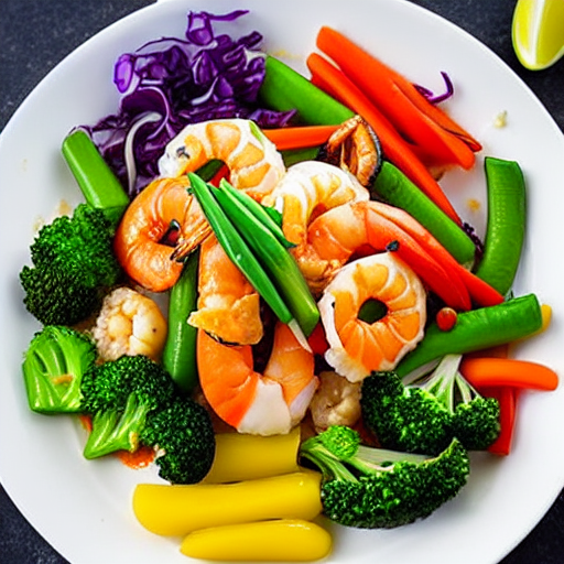 Seafood Stir-Fry with Vegetables