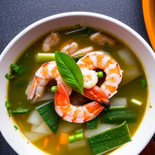 Canh Khoai Môn Nấu Tôm