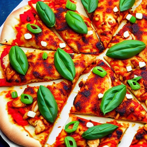 Sichuan Spicy Chicken Pizza
