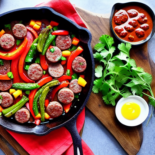 Venison Sausage Skillet