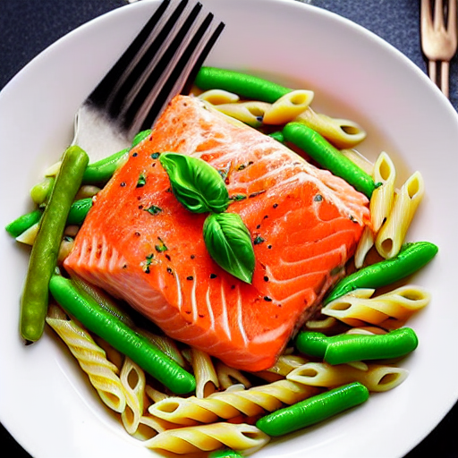 Pasta with Salmon and Peas