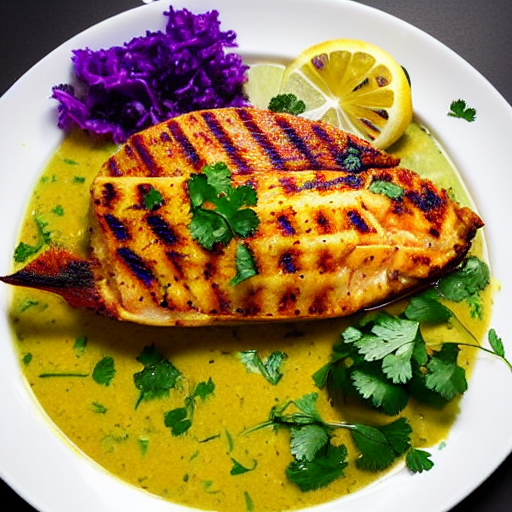 Peixe Grelhado com Limão