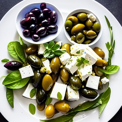 Feta and Olive Plate