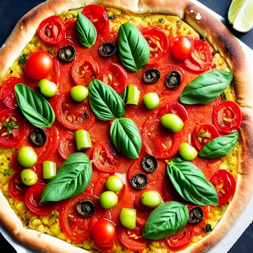 Vegan Mediterranean Pizza