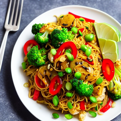 Cauliflower Yakisoba