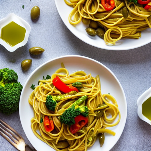 Vegan Olive Oil Pasta