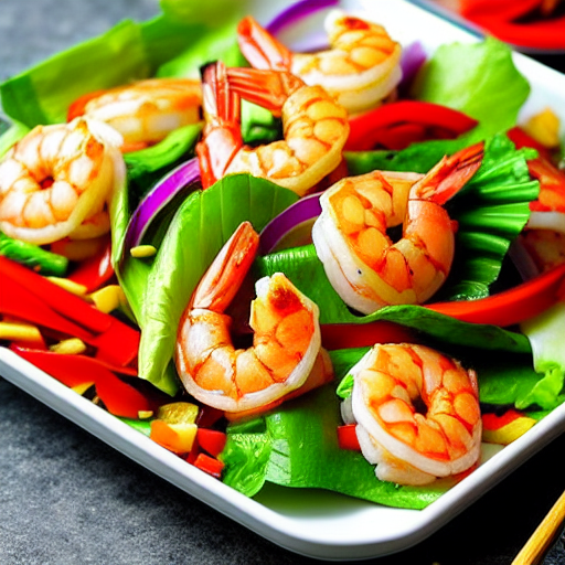 Sichuan Style Spicy Shrimp Salad