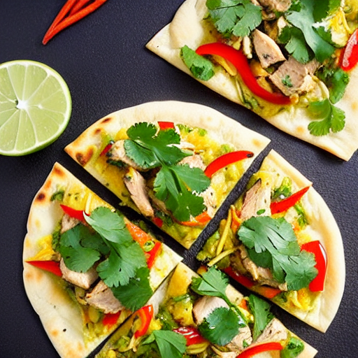 Cilantro Chicken Flatbread
