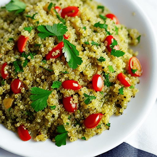 Roasted Garlic and Herb Quinoa