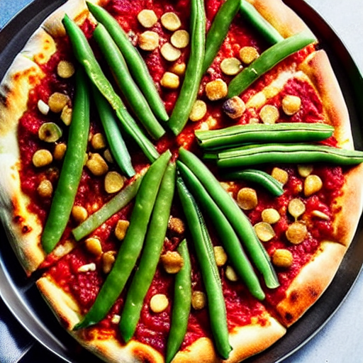 Pizza con Fagiolini