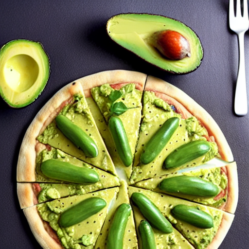 Wasabi Avocado Pizza