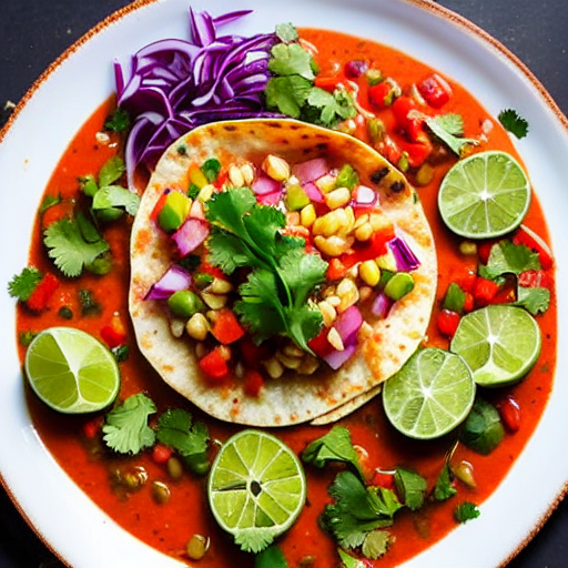 Tlayuda con Ceviche