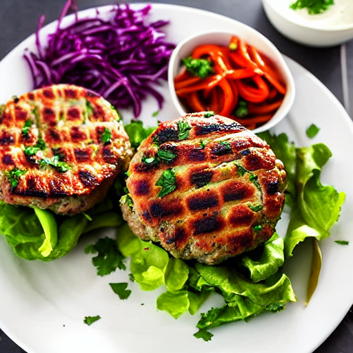 Mediterranean Lamb Burger
